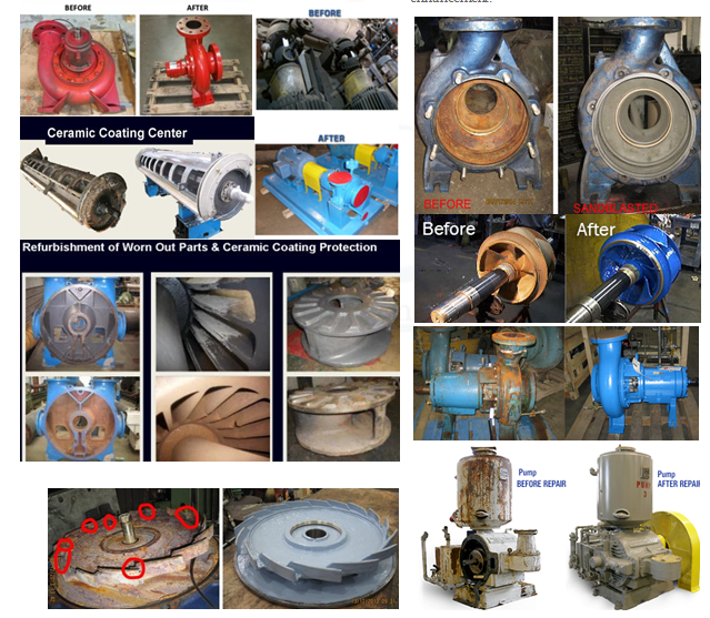 Pump, Motors & Equipment Repair of All Makes& Models